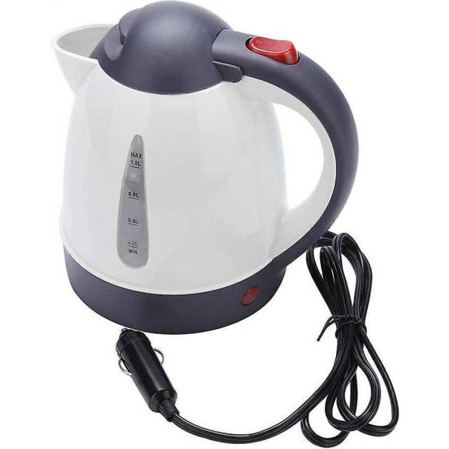 Car Electric Kettle 1l Large Capacity Portable Travel Water Boiler Car Kettles
