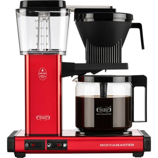 Moccamaster - Optio kaffebryggare 1,25 L Red metallic