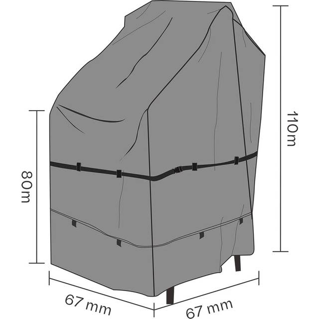 Brafab Möbelskydd (Andas) Till stapelstol 67 x 67 x 80-110 cm