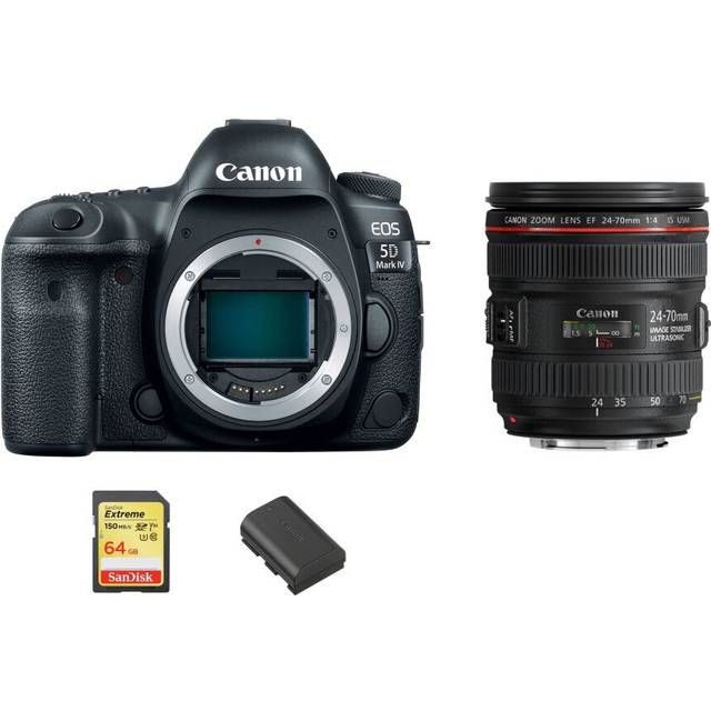 Canon EOS 5D IV With EF 24-70mm F4L IS USM Lens Kit | Canon DSLR Kit