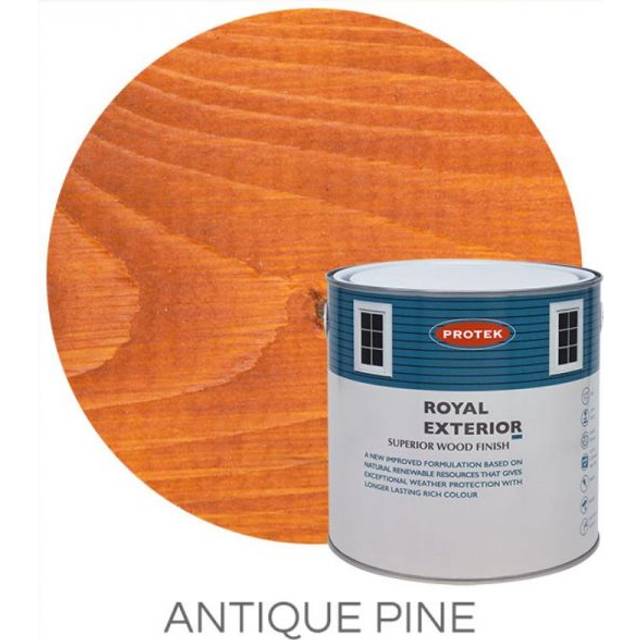 Protek Royal Exterior Stain, Antique Pine 2.5L, Exterior Wood Stain, Stains, Garden Furniture Stain, Cladding Coatings, Summer H
