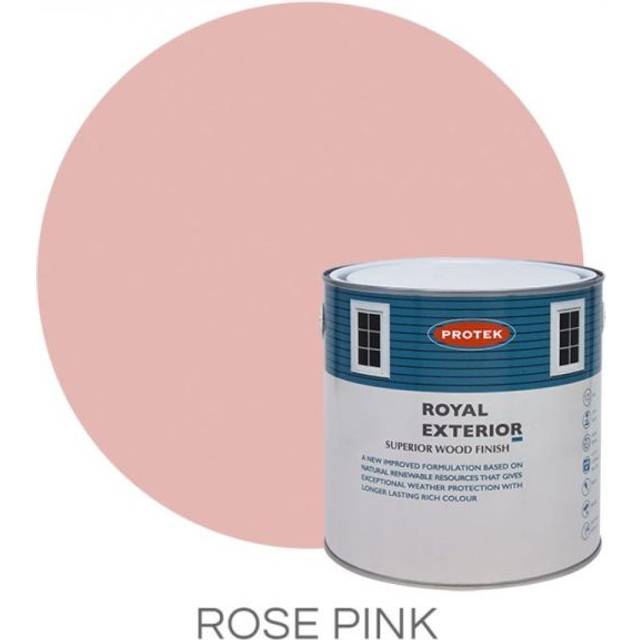 Protek Royal Exterior Paint, Rose Pink 1L