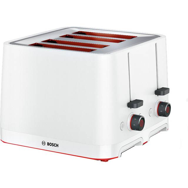 BOSCH MyMoment TAT3M141GB 4-Slice Toaster - White, White