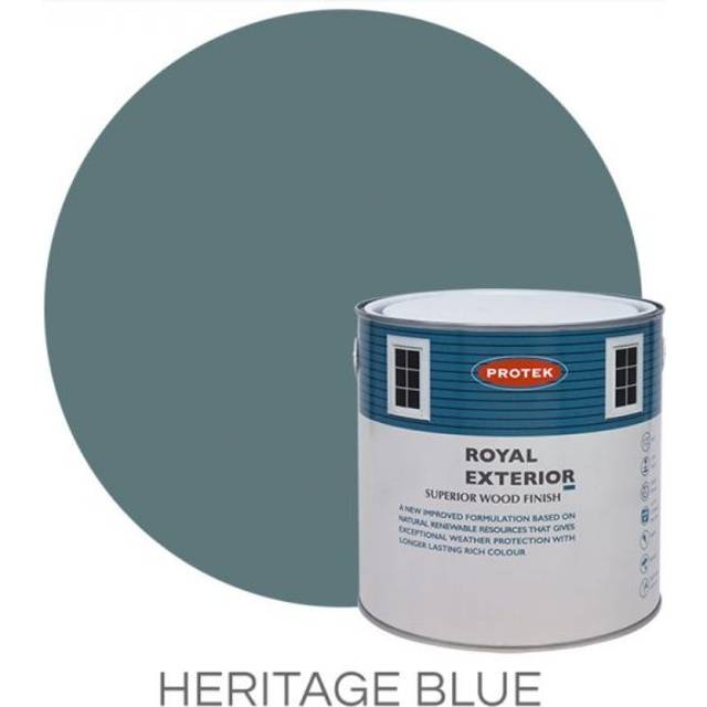 Protek Royal Exterior Paint 5 Litres - Heritage Blue - Protek Royal Exterior Paint 5 Litres - Heritage Blue