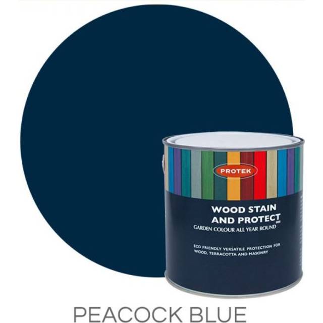 Protek Wood Stain & Protector - Peacock Blue 25 Litre