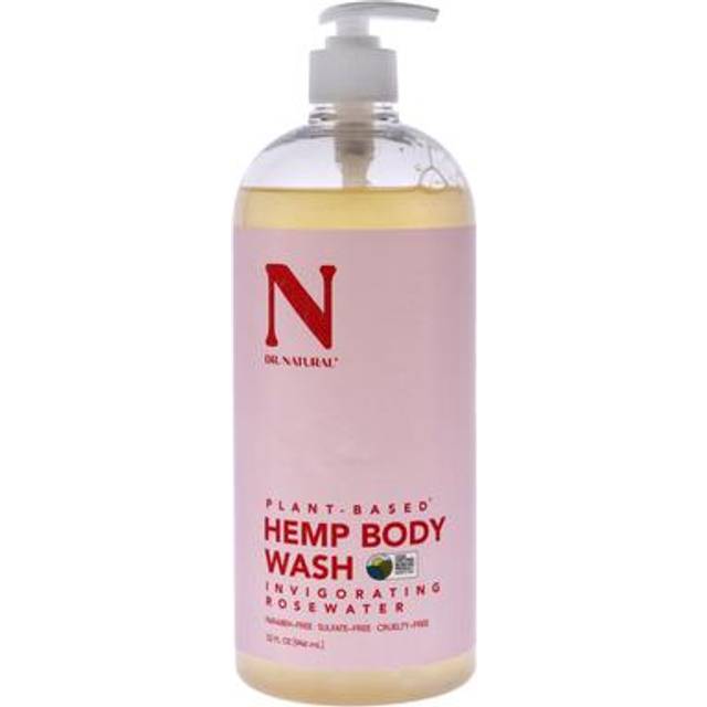 Dr. Natural Body Wash - Hemp with Rose for Unisex 32 oz Body Wash