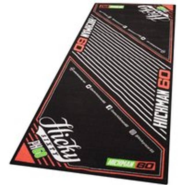 Bike-It Limited Edition HICKY 60 Garage Mat - 190x80cm, Black/red
