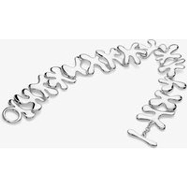 Lucy Quartermaine Silver Splash T Bar Clasp Bracelet SB2