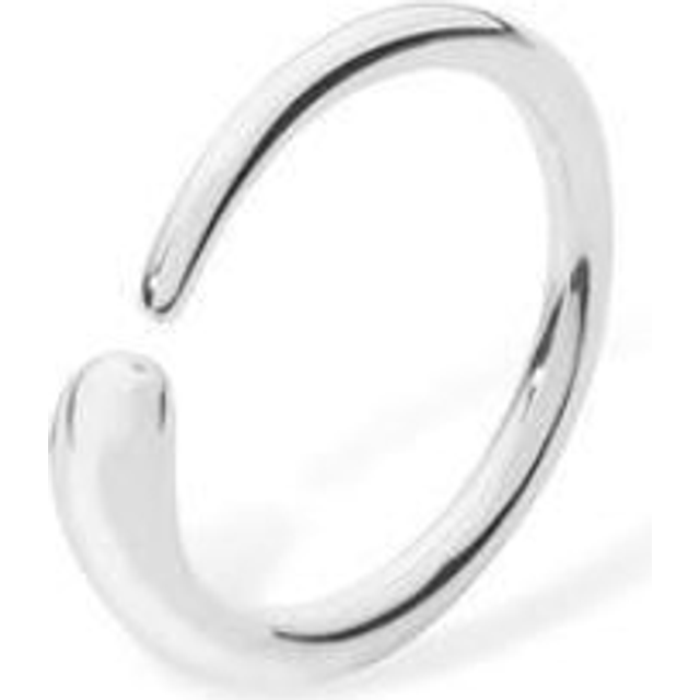 Lucy Quartermaine Silver Tear Drop Wishbone Ring DR8L Q