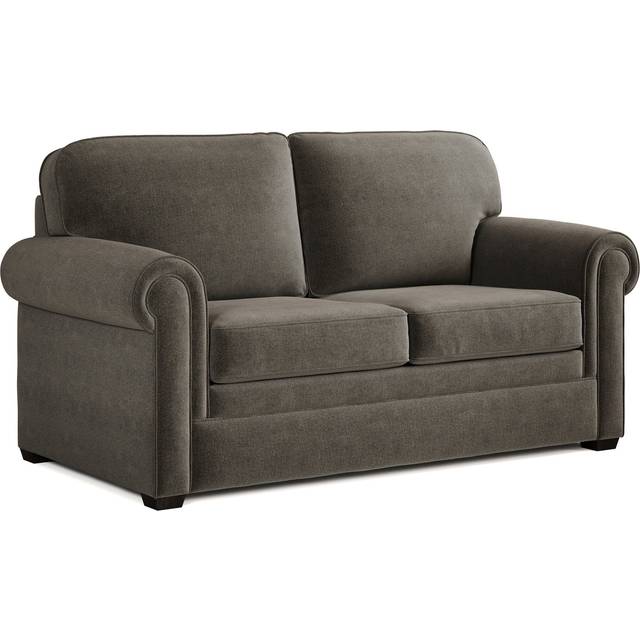 Jay-Be Heritage Sofa Bed With E-pocket™ Mattress - Two Seater - Brushed Twill Pewter***, Grey