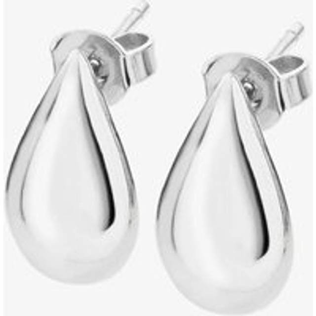 Lucy Quartermaine Silver Large Tear Drop Stud Earrings TDS1