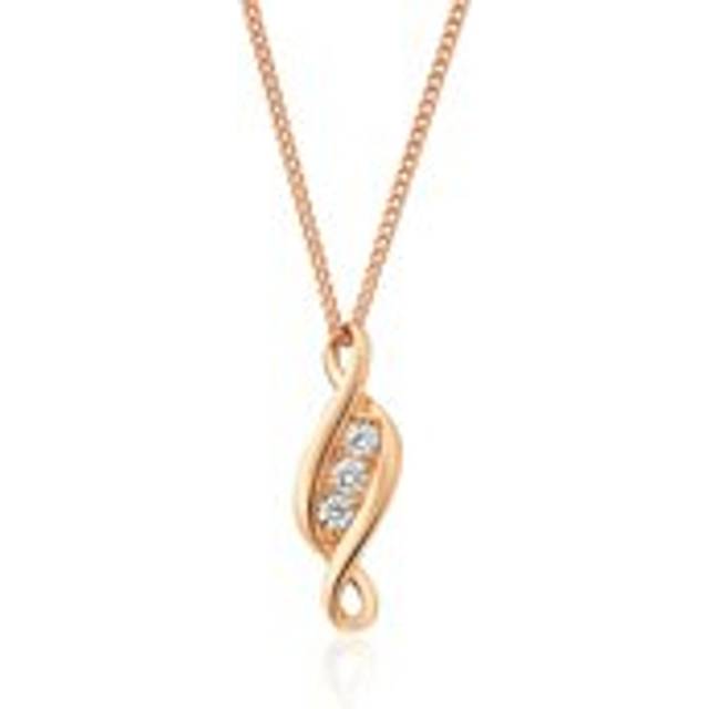 Clogau Past Present Future 1854 18ct Gold Diamond Necklace