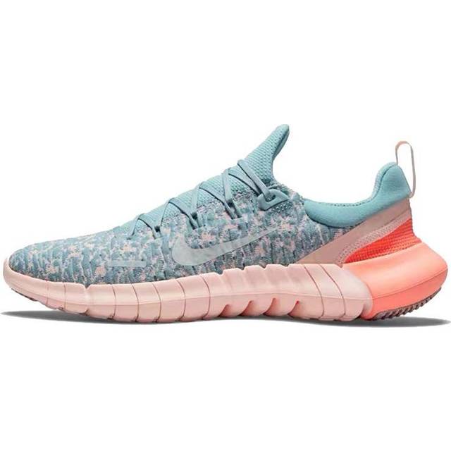 (WMNS) Nike Free Run 5.0 'Ocean Cube' CZ1891-300 - Dark Blue/Light Silver/Orange