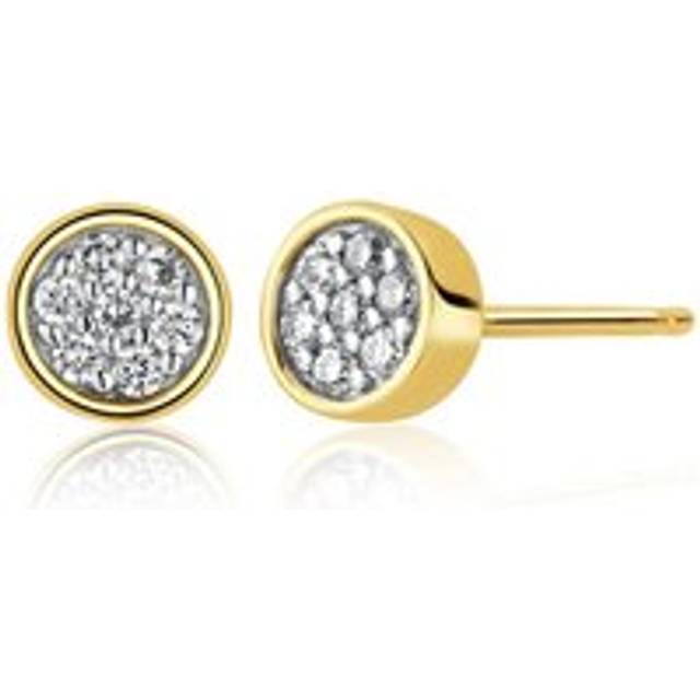 Clogau Celebration 9ct Gold Laboratory Diamond Stud Earrings