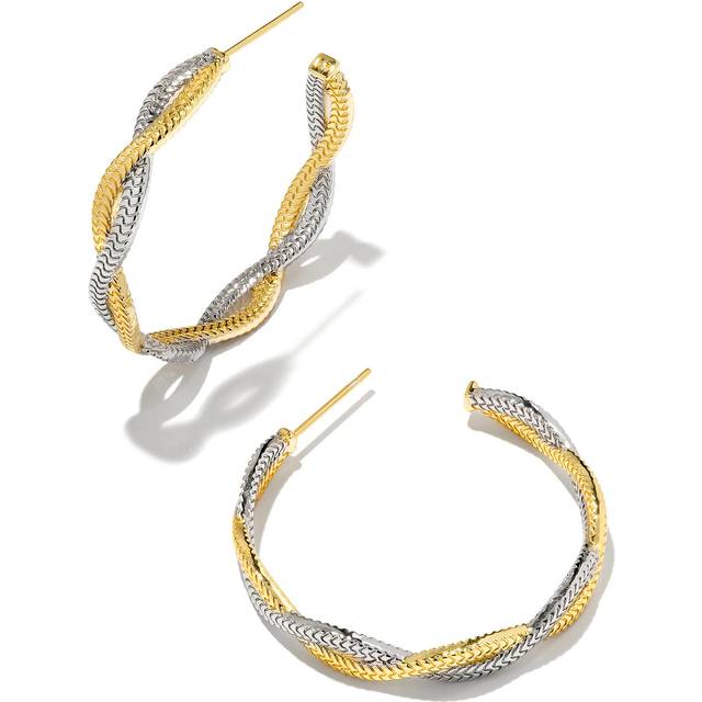 Kendra Scott Hayden 14K Plated Hoops