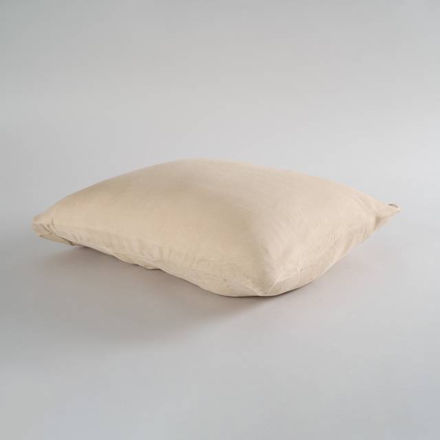 India örngott bambuväv, Beige, 50x60