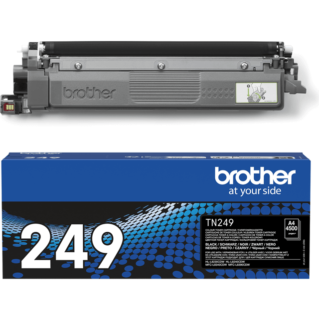 Brother TN-249BK svart toner extra hög kapacitet (original)