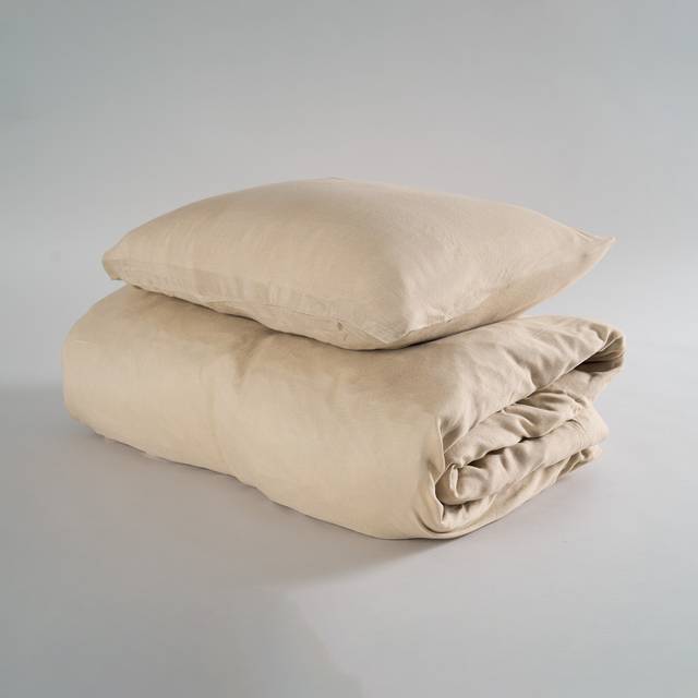 Påslakanset Bambu/Bomull Beige