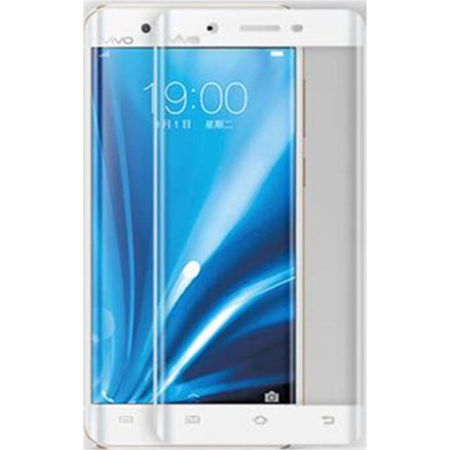 for  Vivo Xplay5 0.3mm 9H Surface Hardness 2.5D 3D Explosion-proof Full Screen Curved Tempered Glass Screen Film(White)