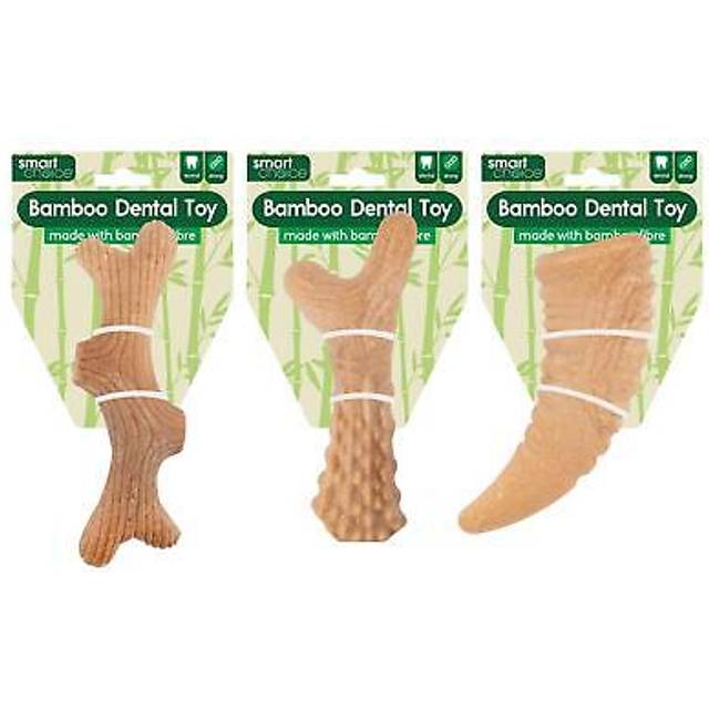 Bamboo Pet Dog Puppy Chew Toys Strong Durable Dental Health Natural