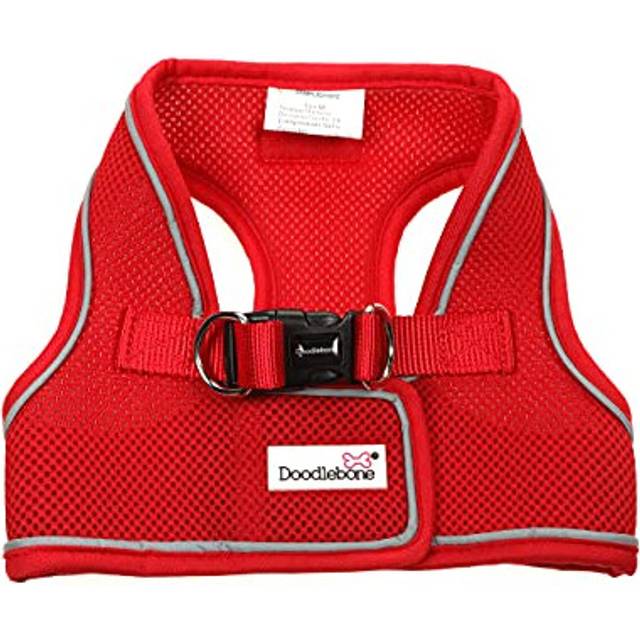 Doodlebone Originals Snappy Dog Harness Ruby 7 Sizes - 1-2