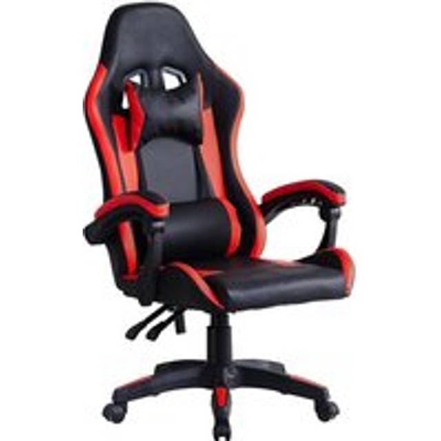 Gaming Chair Ergonomic Racing Office Chair Height Adjustable Mid-Back Computer Desk Chair with Headrest Armrest and Lumbar Support for Office and