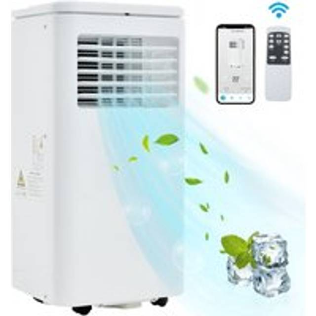 Portable Air Conditioner 3-in-1 9,000 btu, 2.5 kw 3 Modes with app, led Display, Remote control, 24hr Timer, Energy Efficiency Class a, 100 m3