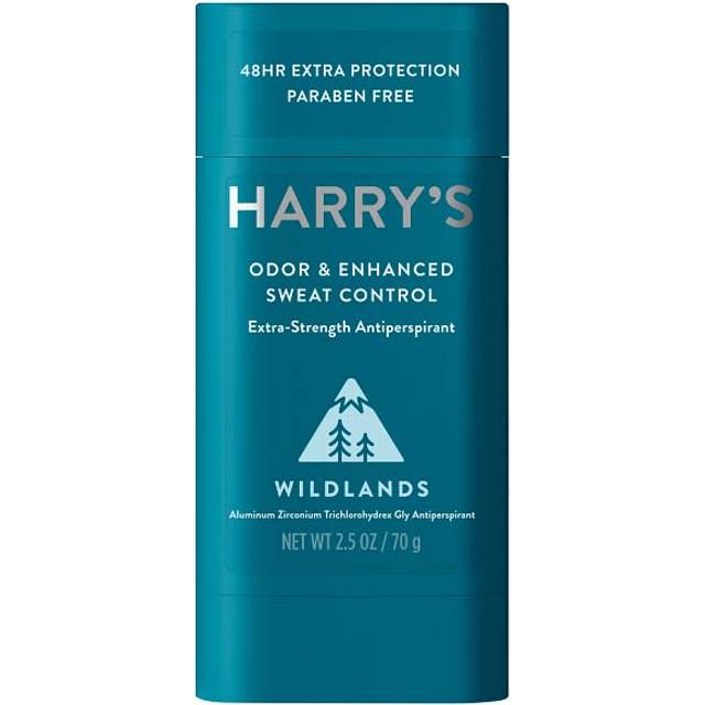 Harry's Extra-Strength Antiperspirant Deodorant  Sweat & Odor Control Antiperspirant for Men  Wildlands  2.5 oz Pack of 3