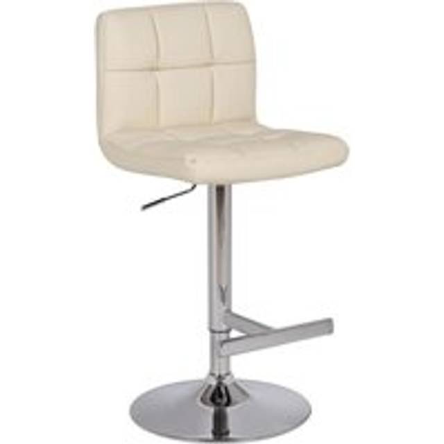 Cuborn Bar Stool Faux Leather - Cream - One Size