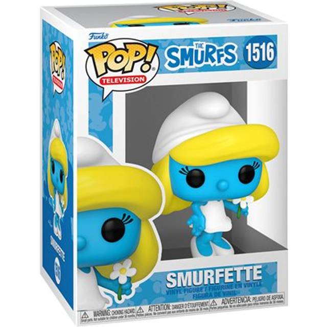 Funko POP! TV: The Smurfs - Smurfette | The Smurfs Funko - Blue&#47;White&#47;Yellow (One-Size)