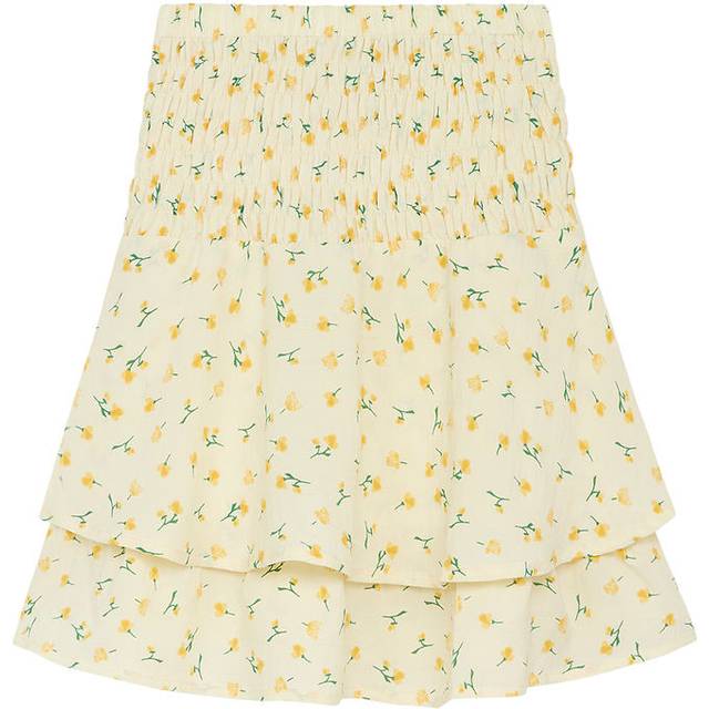 Grunt - Volangkjol Mynte Skirt - Gul