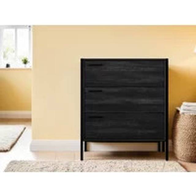 Hoxton Black 3 Drawer Chest