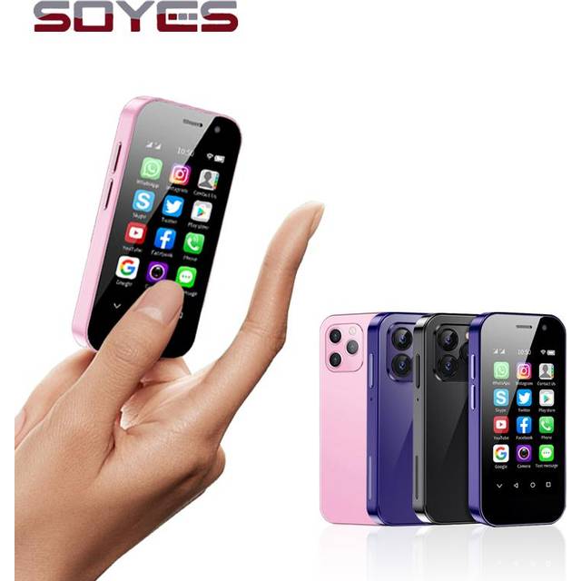 SOYES XS14 PRO 4G MINI Smartphone 3.0-inch Android 9.0 Quad-Core RAM 3GB/4GB ROM 64GB/128GB Face ID 2600mAh OTG Dual SIM Mobile Phone 3GB&128GB black