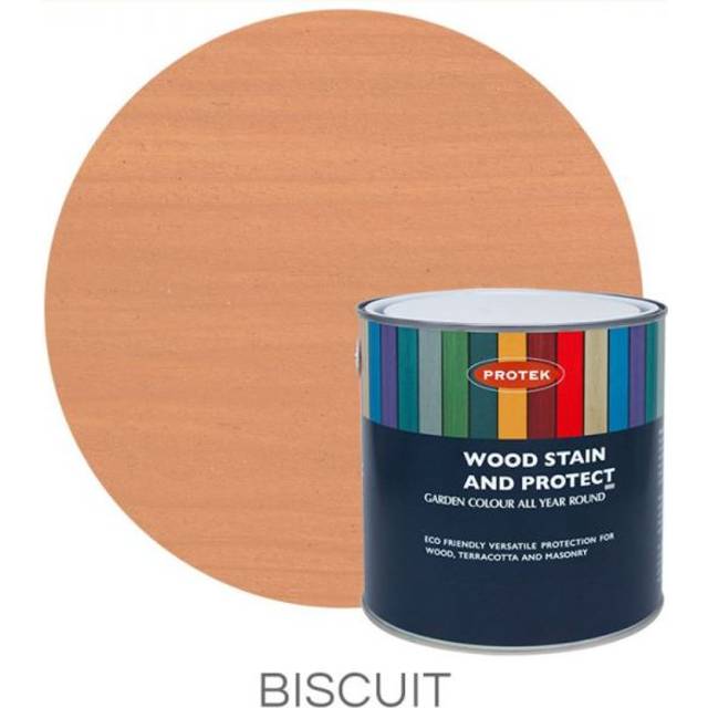 Protek Wood Stain & Protector - Biscuit 5 Litre - Orange