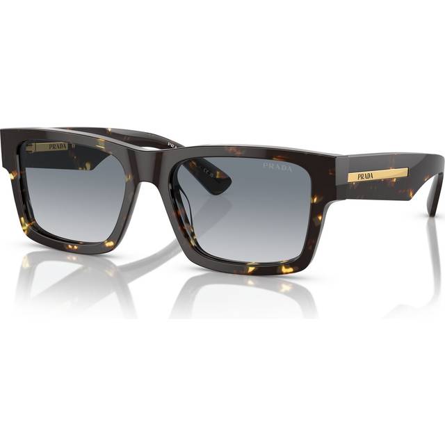 Prada PR 25ZS Sunglasses 16R30F Black Malt Tortoise