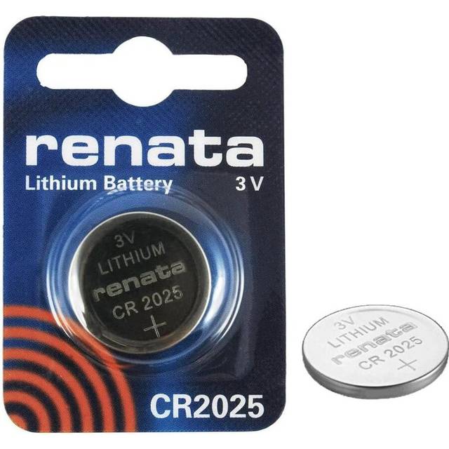 2 x Genuine Renata CR2025 3V 165mAh Lithium Batteries Cell Coin Button Watch Battery