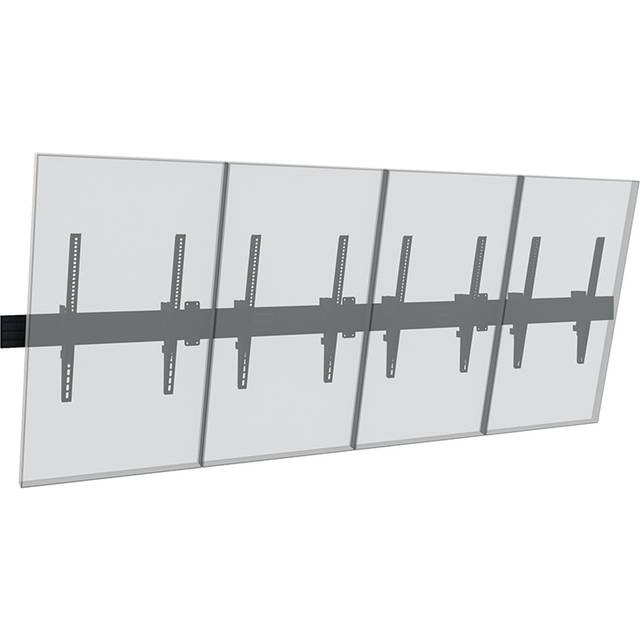 Hagor CPS W4P - Menuboard wall mount for 4x 46-65" displays portrait, max. VESA 400x600