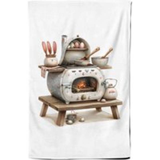 Easter Egg Oven Tea Towel - Multi - One Size