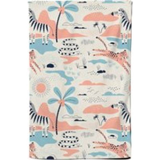 Wild Savannah Park Tea Towel - Pink - One Size
