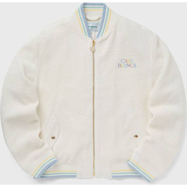 CASABLANCA Bomber Jacket - Cream