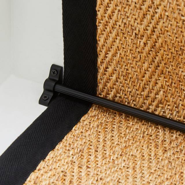 Reed Stair Rod - Matt Black