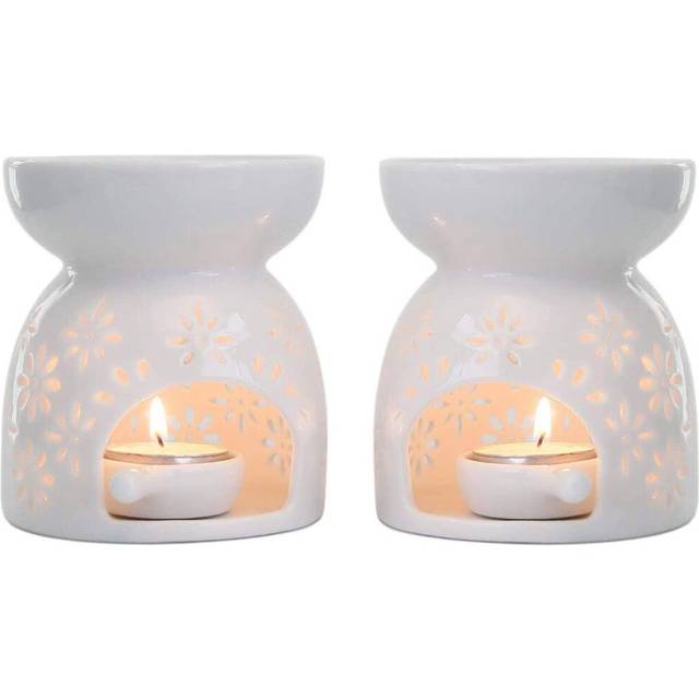 ComSaf Wax Melt Burners Essential Oil Burners Set of 2