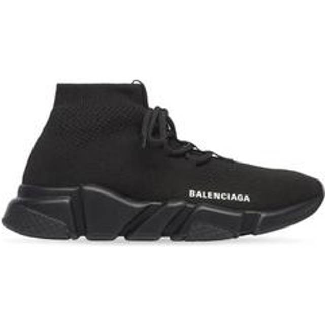 Balenciaga Speed Lace-Up Trainers - Black - Women's - - Nylon, Elastane