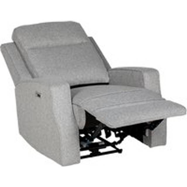 Homcom Electric Recliner Armchair, Recliner Chair With Adjustable Leg Rest, Usb Port, Grey