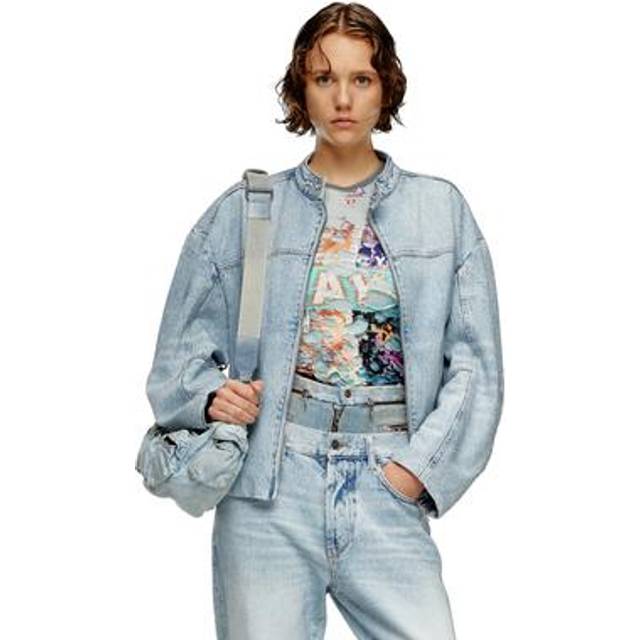 Diesel, Jacka, Dam, M, Denim, De-Marge-Fse Denimjacka - blue (M)