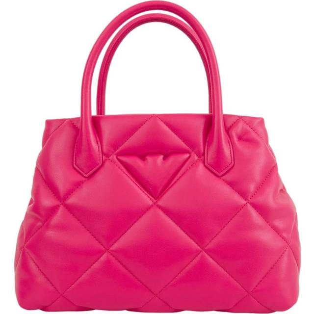Quilted Shopping Bag with Eagle Logo