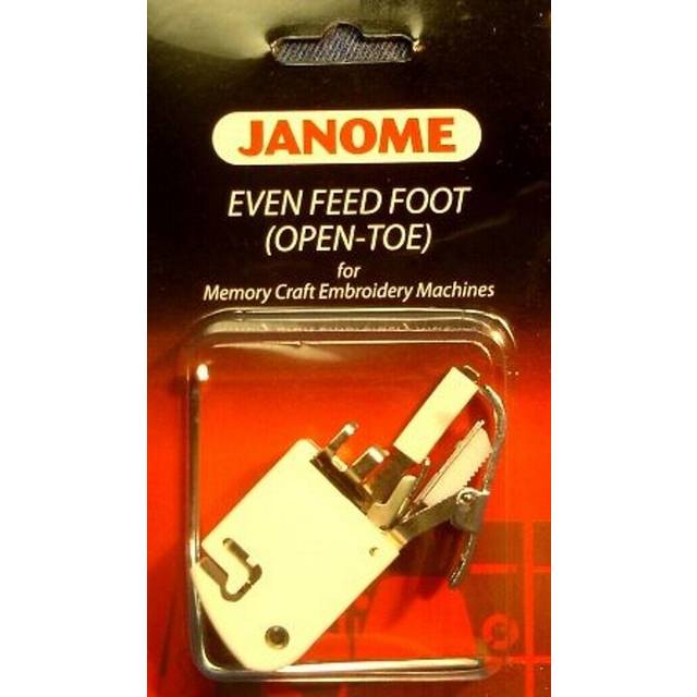 Janome Even Feed Foot (Open Toe) Memory Craft Embroidery Machines