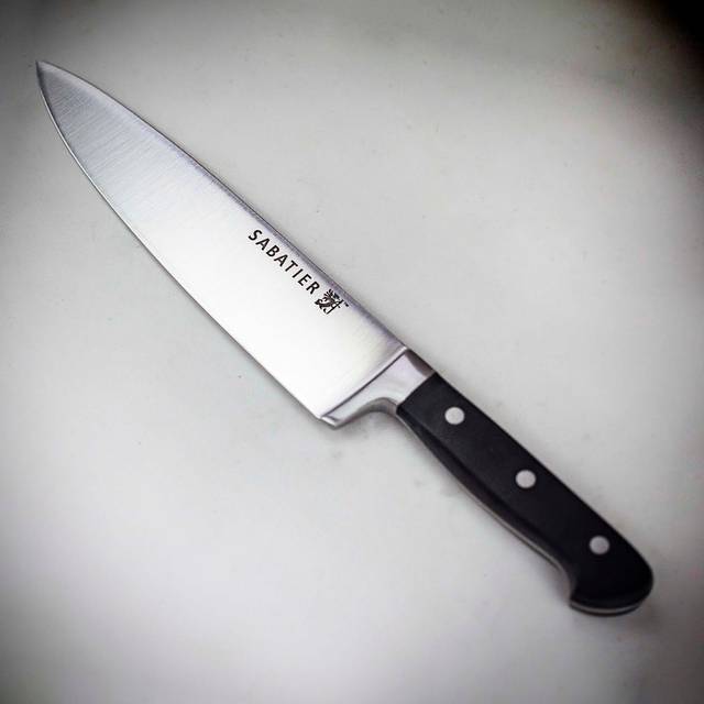 Sabatier Classic Triple Rivet 8" Chef's Knife - can be Engraved or Personalised - Black