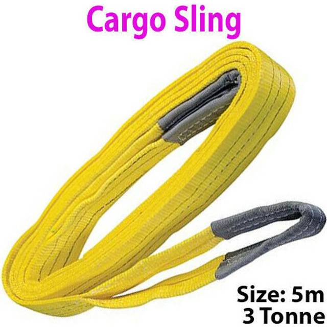 5m 3 tonne (3000kg) flat webbing strong cargo sling lifting crane hoist strap
