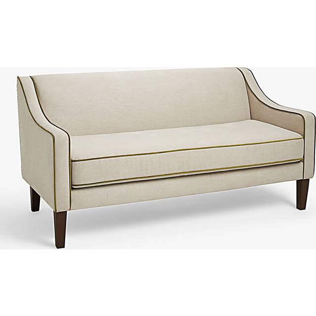 John Lewis Marlow Large 3 Seater Sofa, Dark Leg, Soft Weave Clay